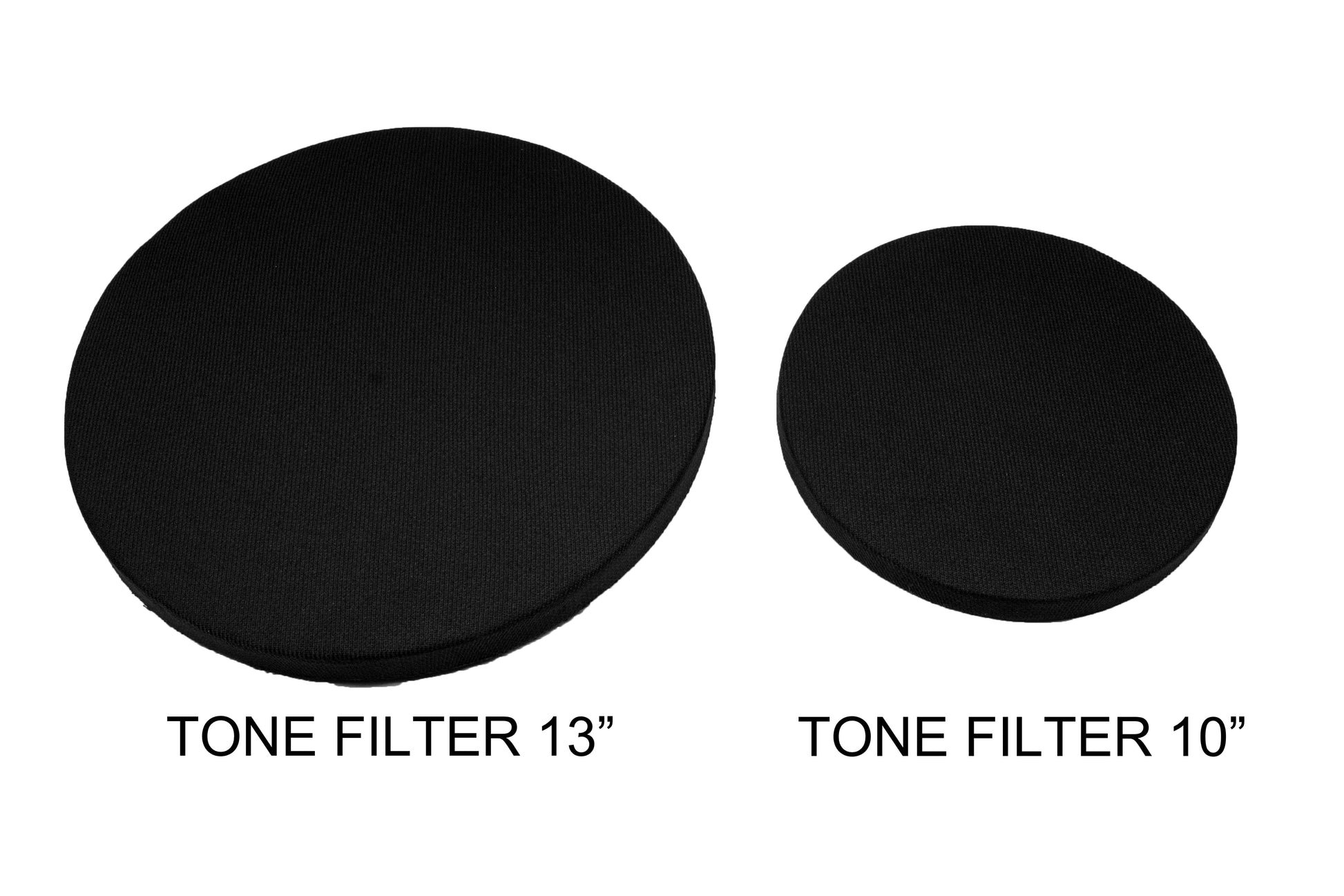 Drum TONE FILTER 10inch. Adjusting the drum sustain, reverberation. Preventing microphone overlap during recording as well.