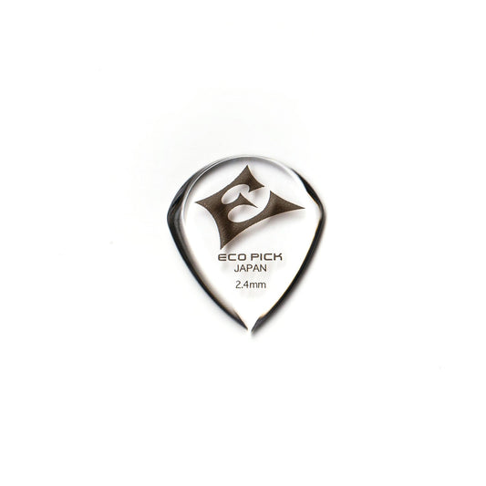 JAZZ HARD Small 2.4mm Eco pick. Eco friendly guitar picks made of 100% PET bottles. Boost clear tone and exceptional durability.