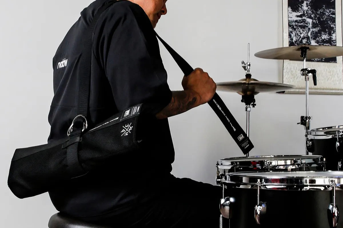 Drum Stick Case with Portable Black Belt.
