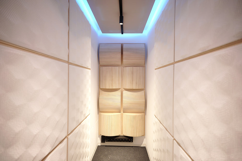 Vocal Booth Acoustic Treatment: TWF Acoustic Panel + Waecho Acoustics WALL