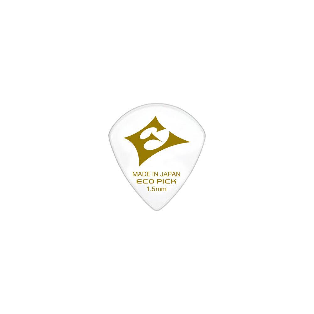 JAZZ small Guitar Picks 1.5mm. Eco pick. Eco friendly guitar picks made of 100% PET bottles. Boost clear tone and exceptional durability.