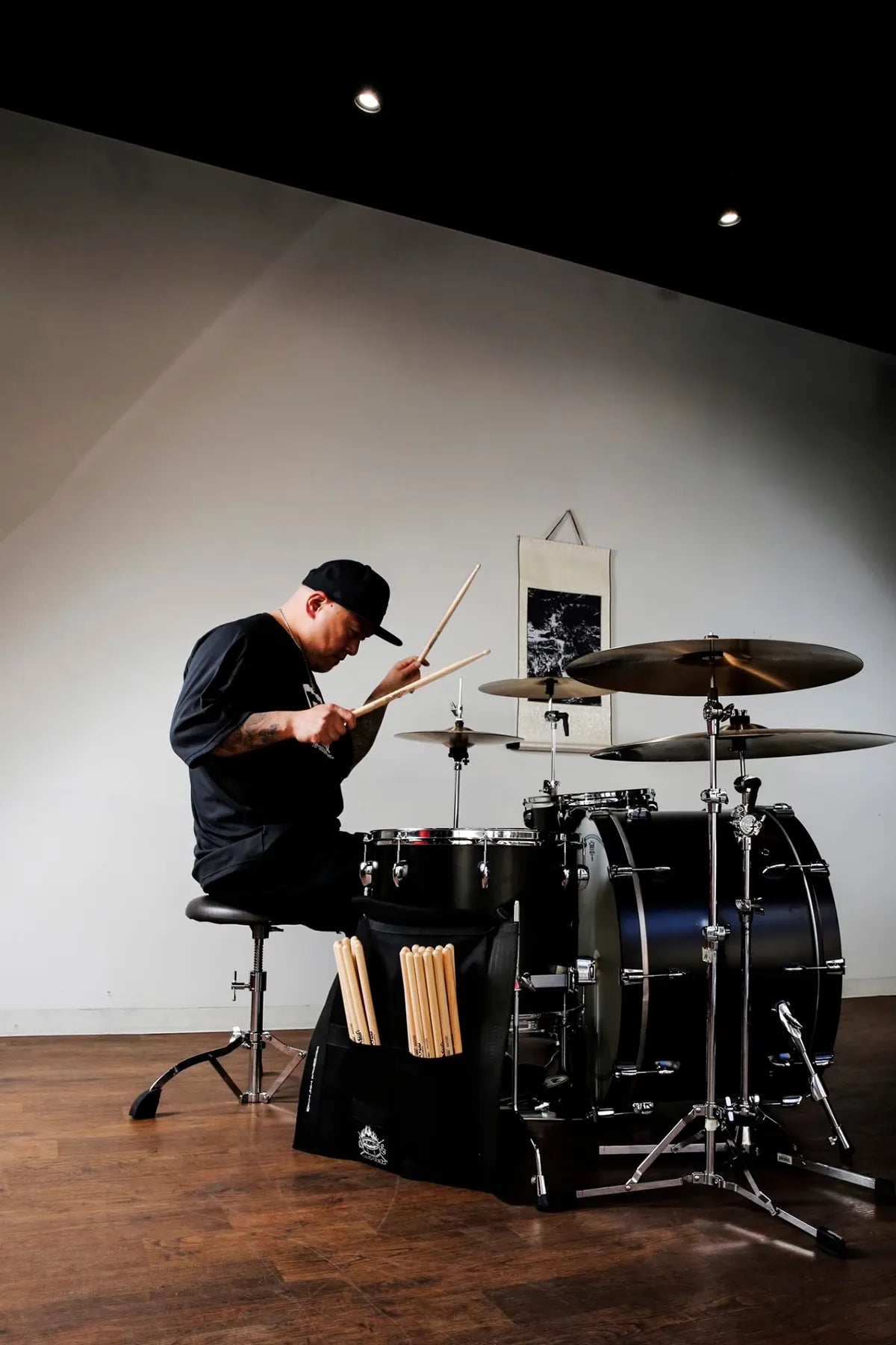 DTT x rvddw Drum Stick Case with Portable Black Belt [Drummers Top Team x REVERSAL]